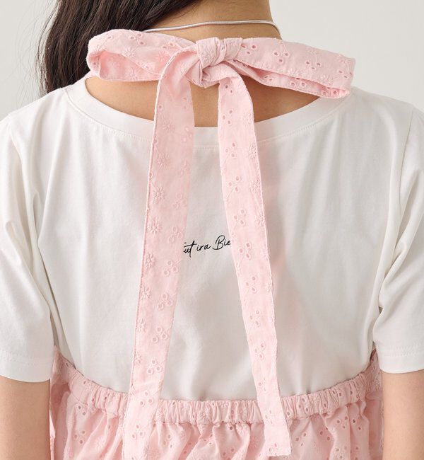  「コットン刺繍ホルターネック」|シャツ・ブラウス|