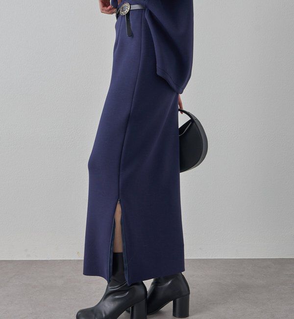  「【Lサイズも登場！】ポンチZIPタイトスカート」|スカート|