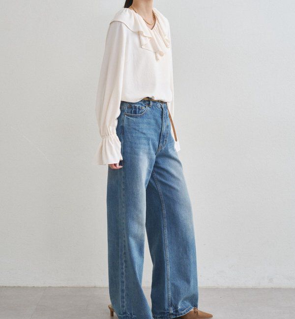  「ジョーゼットフリルブラウス」|シャツ・ブラウス|