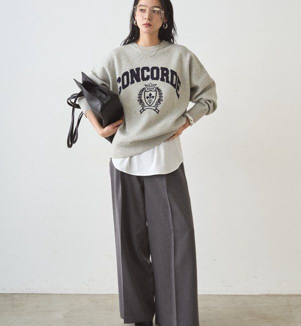  「ジャガードロゴニット」|ニット・セーター|