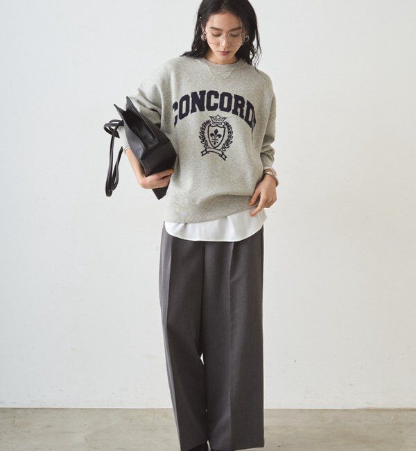  「ジャガードロゴニット」|ニット・セーター|