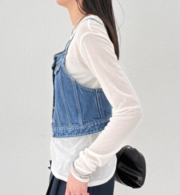  「デニムビスチェ」|シャツ・ブラウス|