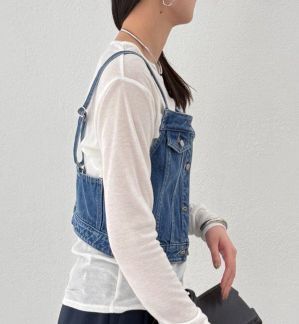  「デニムビスチェ」|シャツ・ブラウス|