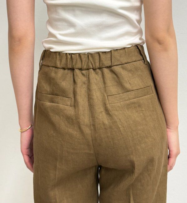  「リネンスタッズパンツ」|チノ|