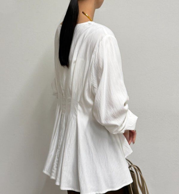  「Aラインペプラムブラウス」|シャツ・ブラウス|