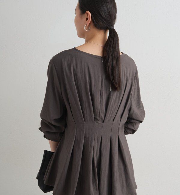  「Aラインペプラムブラウス」|シャツ・ブラウス|