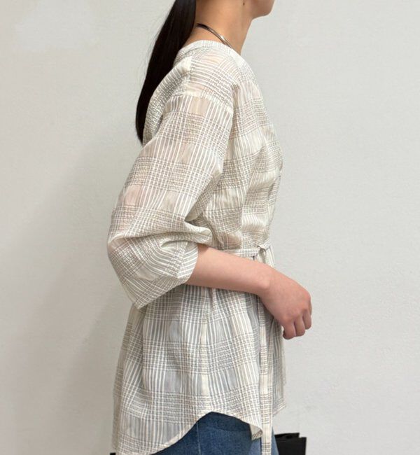  「シアーチェックシャツ」|シャツ・ブラウス|