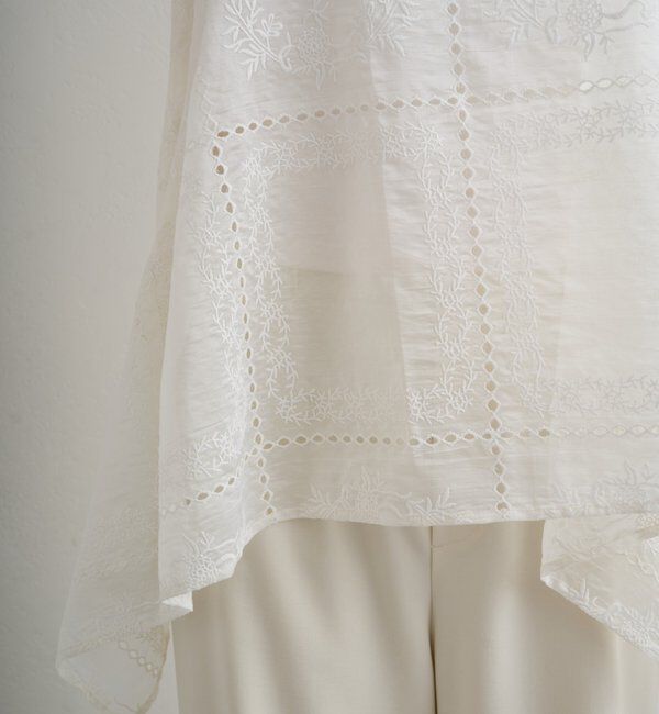  「2WAYパネルレース刺繍キャミ」|シャツ・ブラウス|