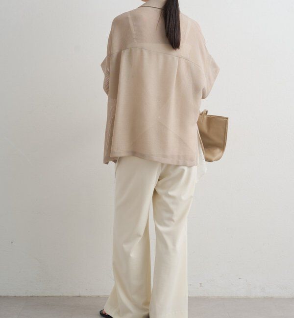  「2WAYパネルレース刺繍キャミ」|シャツ・ブラウス|