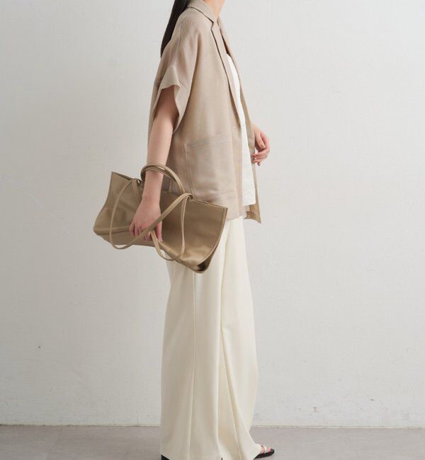  「2WAYパネルレース刺繍キャミ」|シャツ・ブラウス|