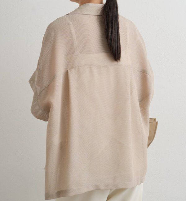  「2WAYパネルレース刺繍キャミ」|シャツ・ブラウス|