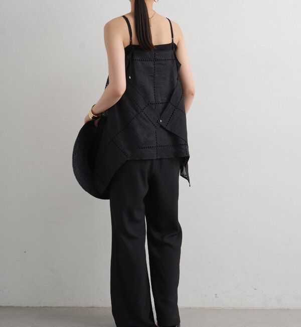  「2WAYパネルレース刺繍キャミ」|シャツ・ブラウス|