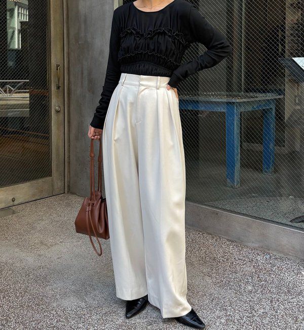  「【体感＋4℃】ベアシャーリング裏起毛トップス」|Tシャツ・カットソー|