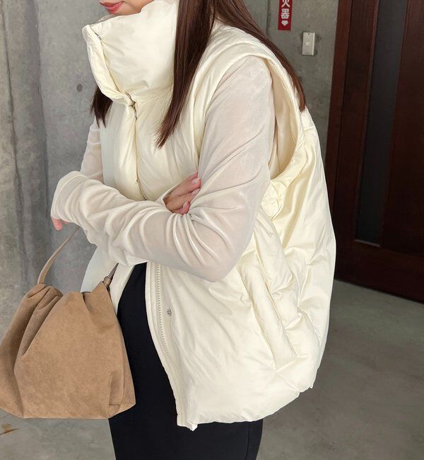  「【軽量/保温性◎】2WAY中綿パフジャケット」|その他|