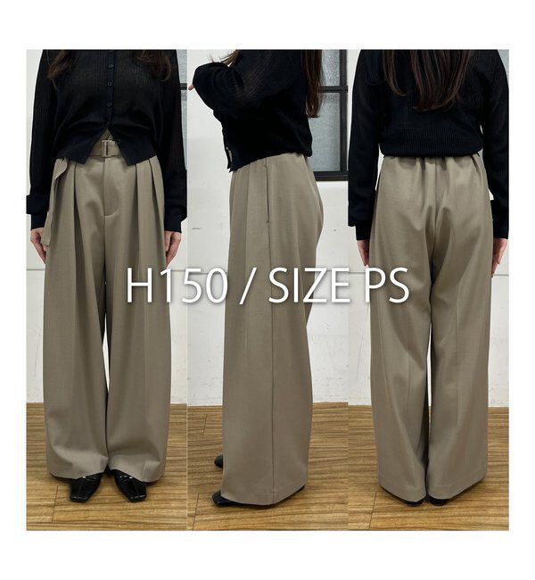  「【yuu企画】【サイズ展開あり】アシメウエストパンツ」|チノ|