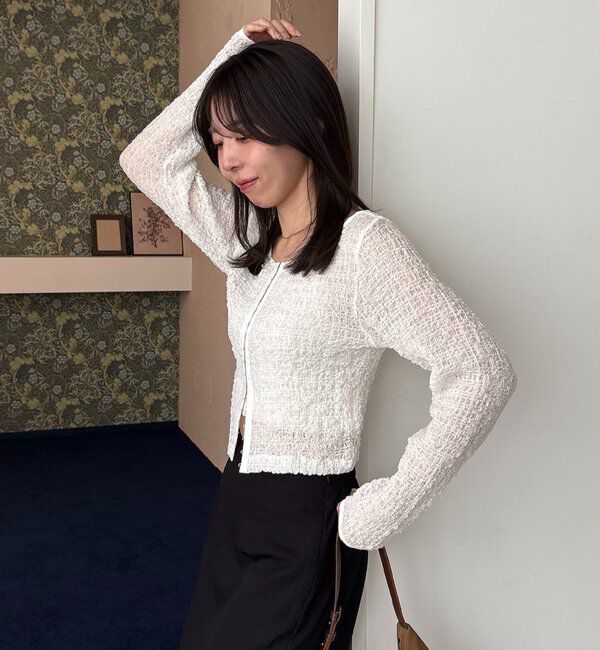  「【mana企画】シャーリングホックブラウス」|シャツ・ブラウス|