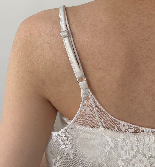  「〈C.L〉ヴィンテージサテンレースキャミ」|シャツ・ブラウス|