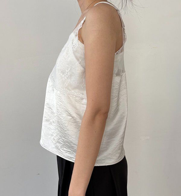  「〈C.L〉ヴィンテージサテンレースキャミ」|シャツ・ブラウス|