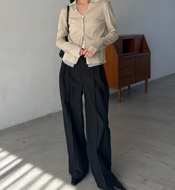  「【サスティナブル】〈C.L〉シアーレイヤードリブロンT」|Tシャツ・カットソー|