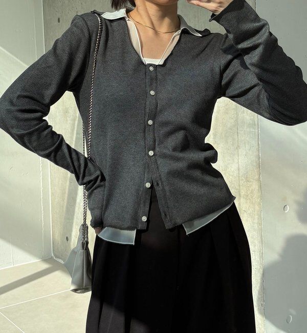  「【サスティナブル】〈C.L〉シアーレイヤードリブロンT」|Tシャツ・カットソー|