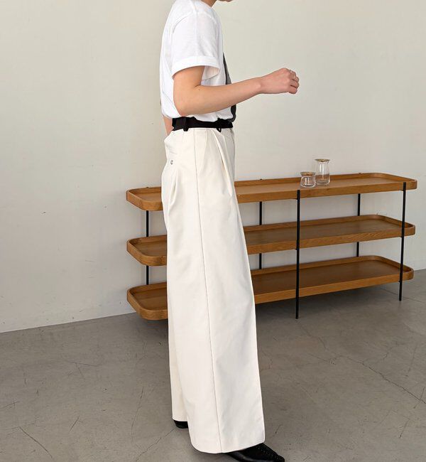  「〈C.L〉バイカラーウエストパンツ」|チノ|