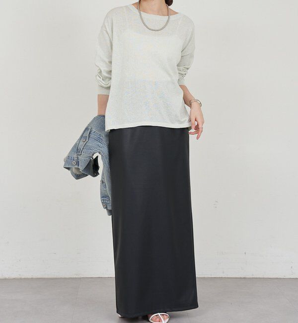  「シアーワイドニット」|ニット・セーター|