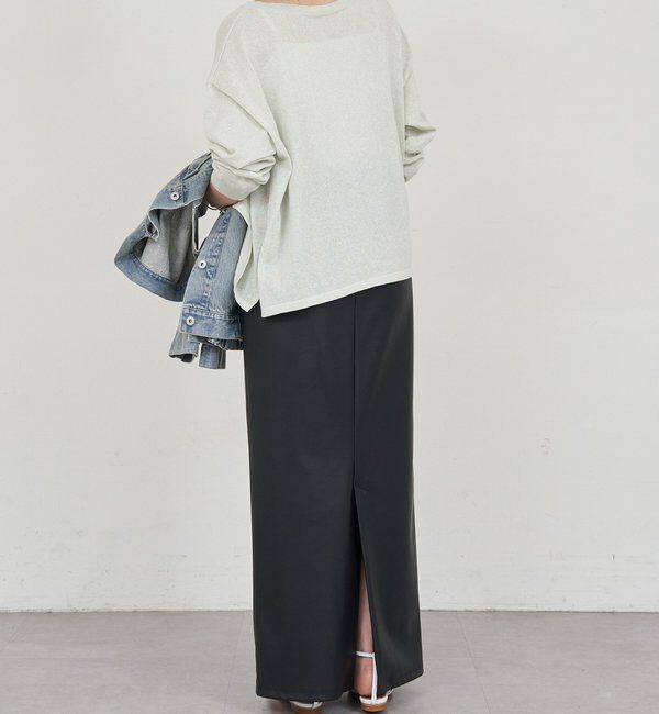  「シアーワイドニット」|ニット・セーター|