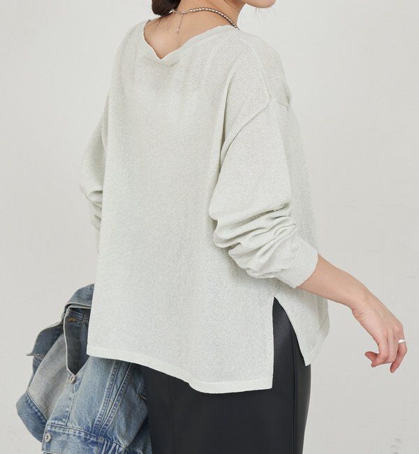  「シアーワイドニット」|ニット・セーター|