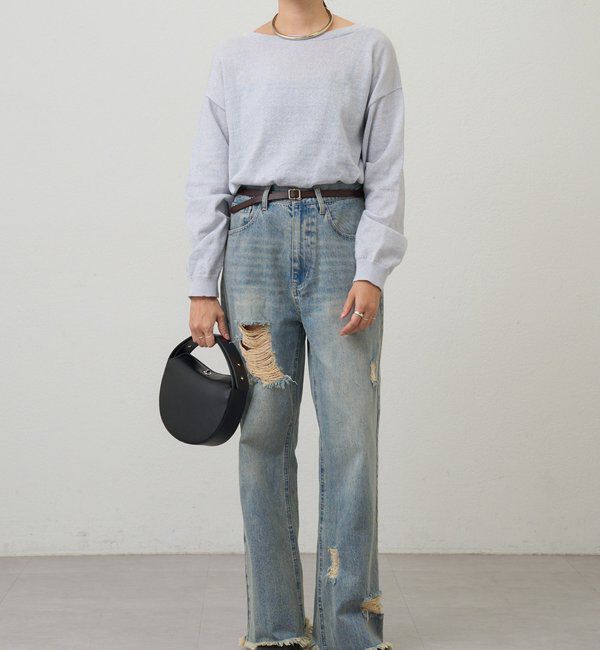  「シアーワイドニット」|ニット・セーター|