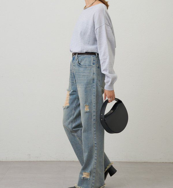  「シアーワイドニット」|ニット・セーター|