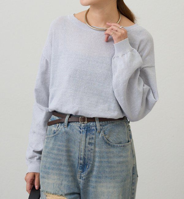  「シアーワイドニット」|ニット・セーター|