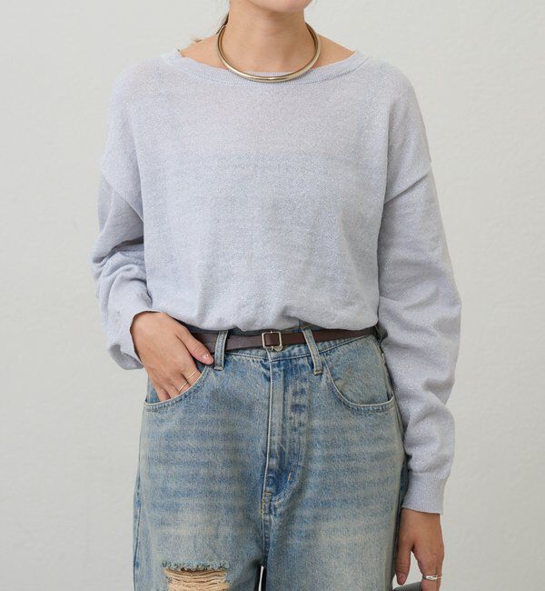  「シアーワイドニット」|ニット・セーター|