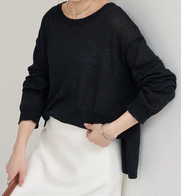  「シアーワイドニット」|ニット・セーター|