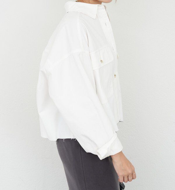  「【26SS予約】デニムオーバーショートシャツ」|シャツ・ブラウス|