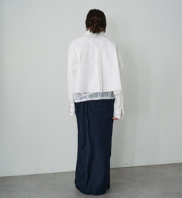  「【26SS予約】デニムオーバーショートシャツ」|シャツ・ブラウス|