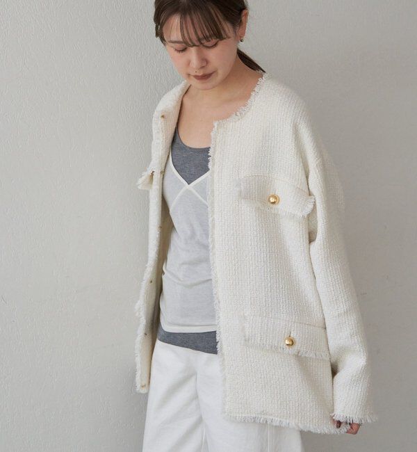  「【インフルエンサー＠akane_nagataコラボ】ツイードジャケット」|その他|