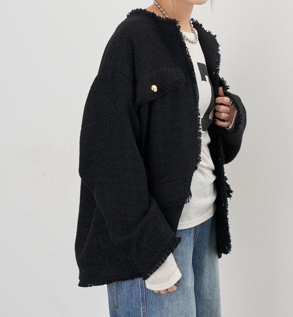  「【インフルエンサー＠akane_nagataコラボ】ツイードジャケット」|その他|