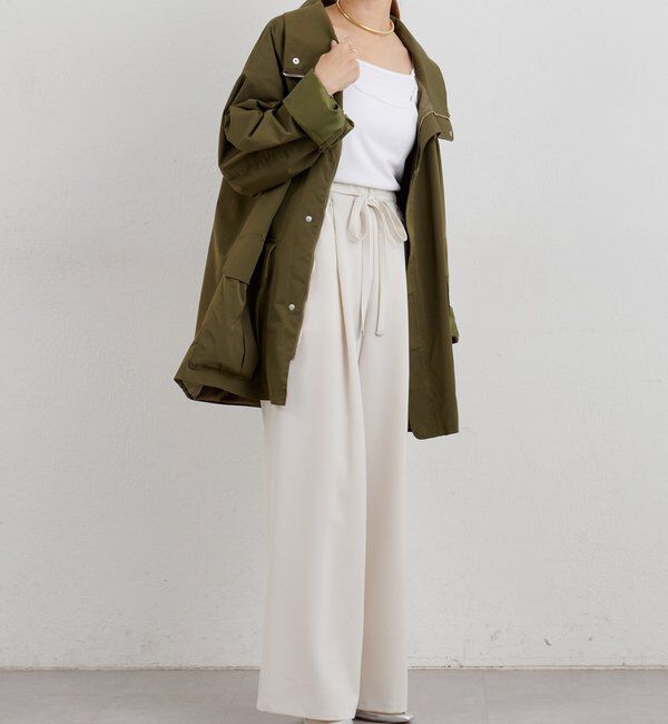  「ウエストデザインパンツ」|チノ|