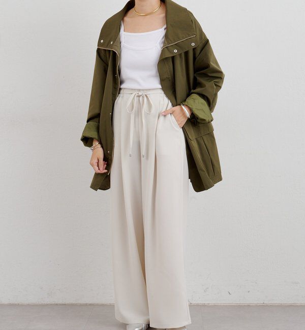  「ウエストデザインパンツ」|チノ|