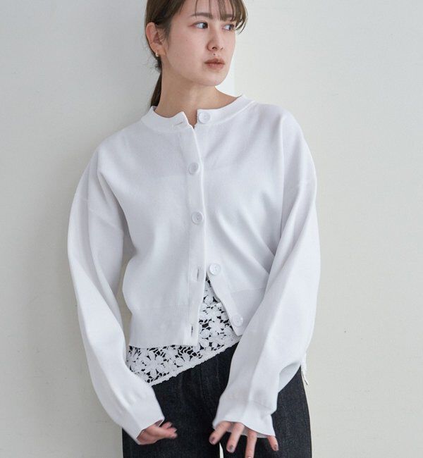  「【26SS予約】ソフトニットカーディガン」|カーディガン|