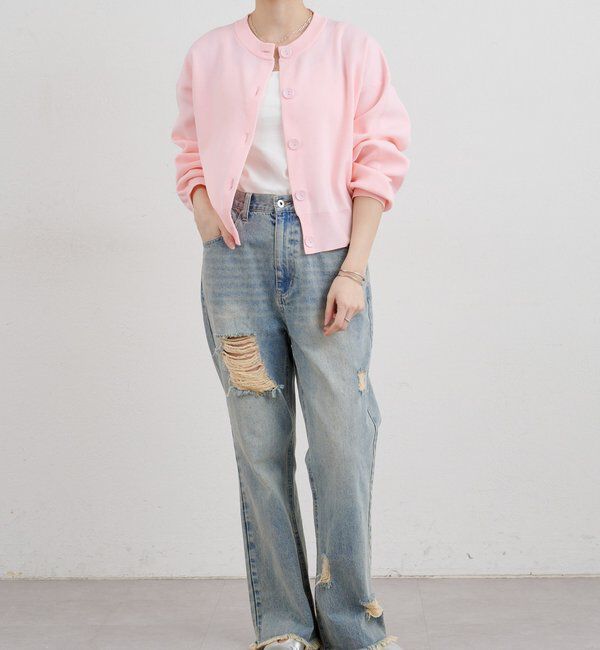  「【26SS予約】ソフトニットカーディガン」|カーディガン|