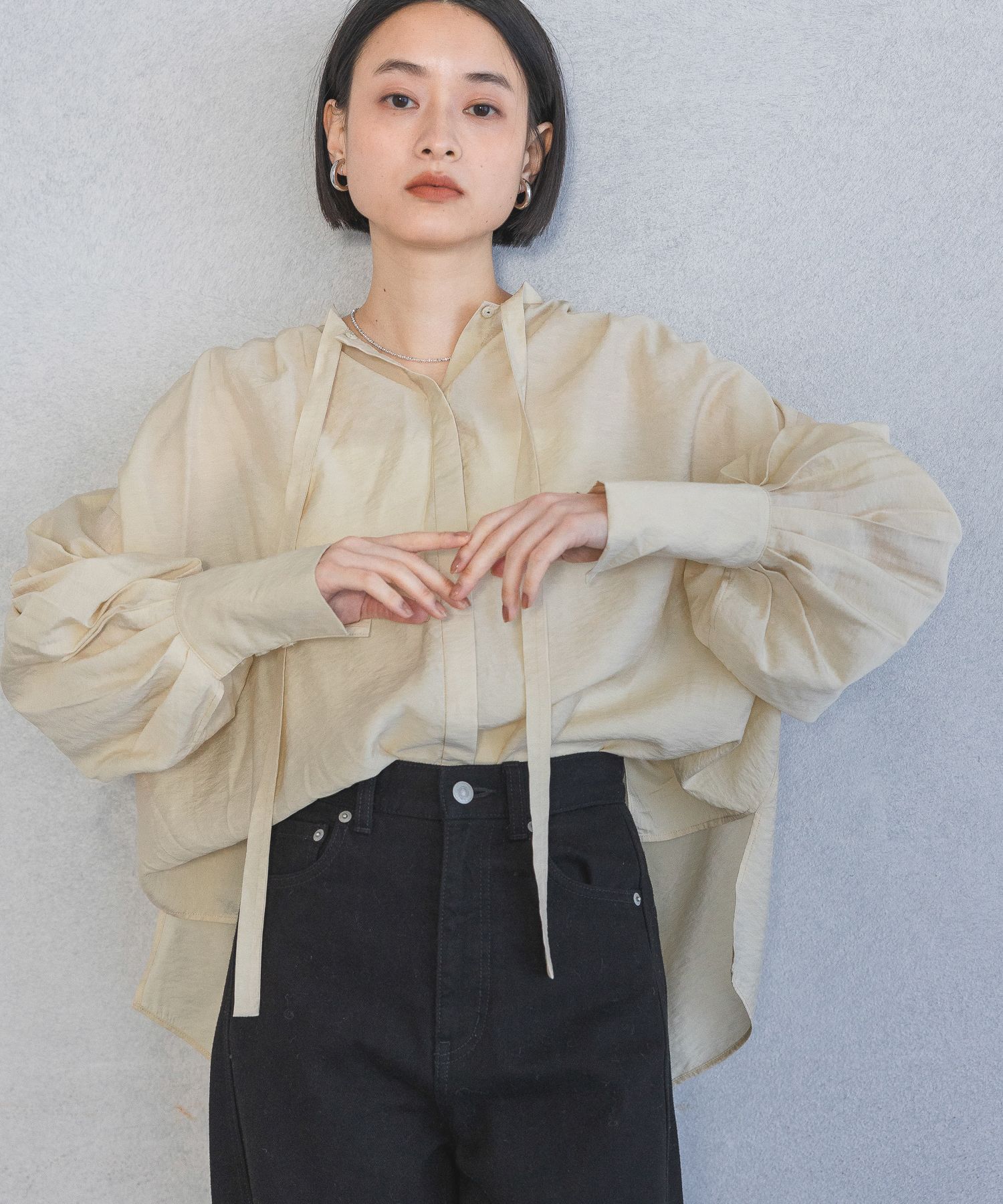 A part by 「ボウタイブラウス」|シャツ・ブラウス|