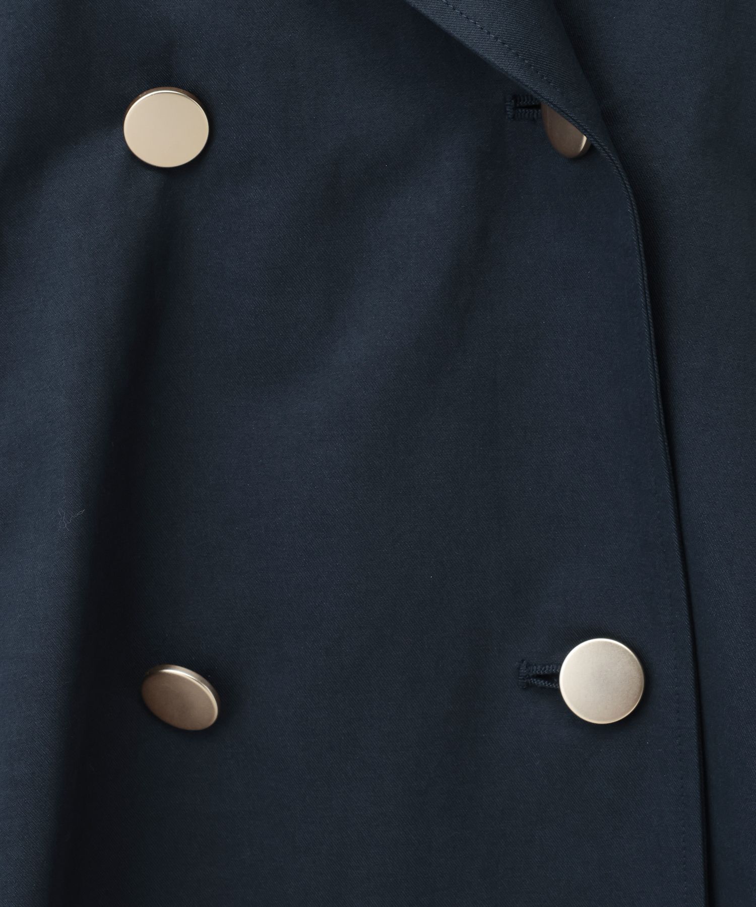 A part by 「 【Sサイズ展開】キンボタンミディトレンチ」|トレンチコート|