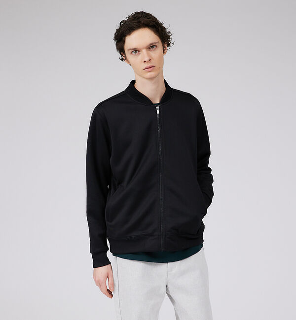 ABAHOUSE「エレガント スウェット ブルゾン」|ブルゾン・スタジャン|