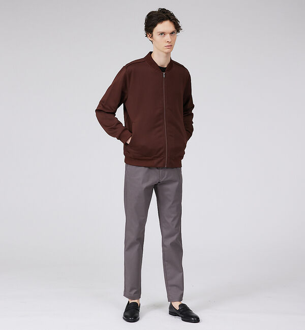 ABAHOUSE「エレガント スウェット ブルゾン」|ブルゾン・スタジャン|