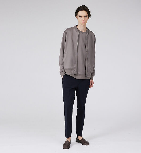 ABAHOUSE「エレガント スウェット ブルゾン」|ブルゾン・スタジャン|