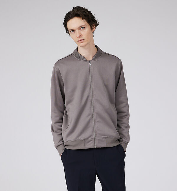 ABAHOUSE「エレガント スウェット ブルゾン」|ブルゾン・スタジャン|