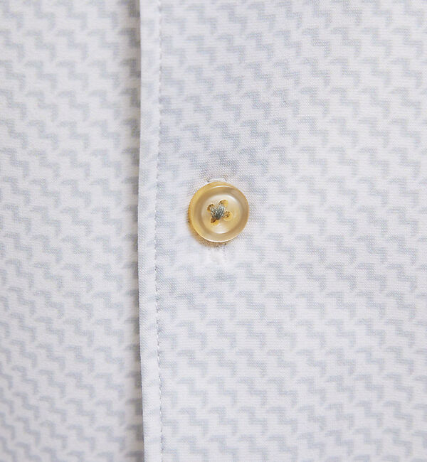 ABAHOUSE「【FLEX SHIRTS / Dry Moment使用】シャークスキン柄 長袖シ」|シャツ・ブラウス|