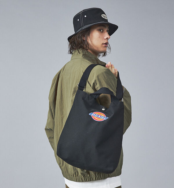ABAHOUSE「【Dickes /ディッキーズ】CANVAS 2WAY SHOULDER」|ショルダー・メッセンジャー|ブラック系その他2