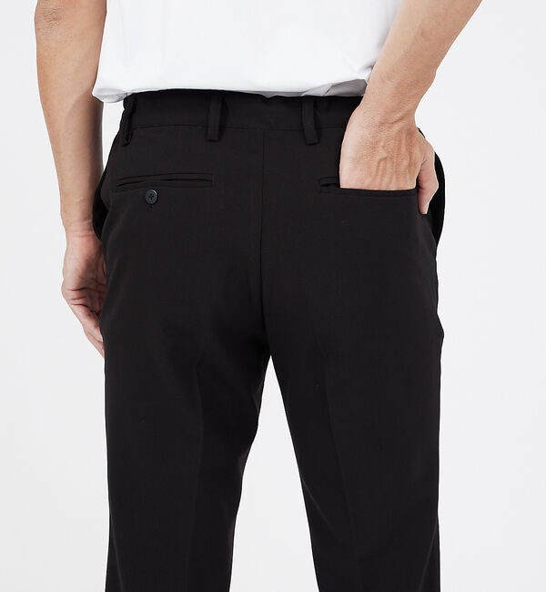 ABAHOUSE「【セットアップ対応】シルキータッチ ウォッシャブル  スラックス」|スラックス|